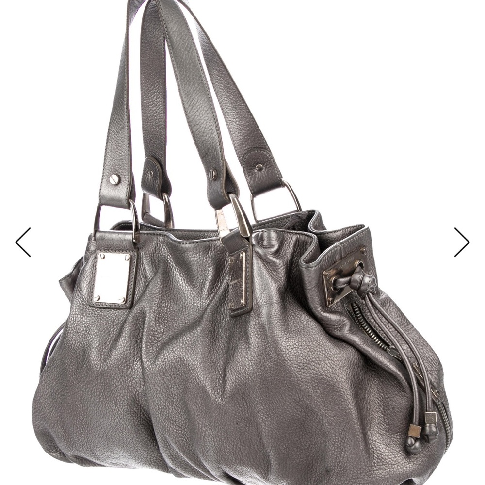 Michael Kors Metallic Silver Shoulder Bag - Picture 2 of 11